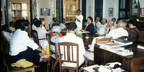 1993: première assemblée des Amis du Patrimoine Pondichérien à Ecole Française d'Extrême-Orient