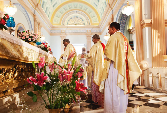 RESTAURATION de l'église Notre-Dame-des-Anges à Pondichéry: chronologie