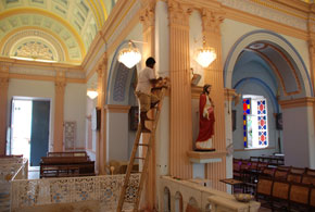 the restoration of  “ Our Lady of Angels ” - Pondicherry 