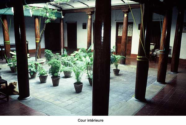 Tamil house courtyard 